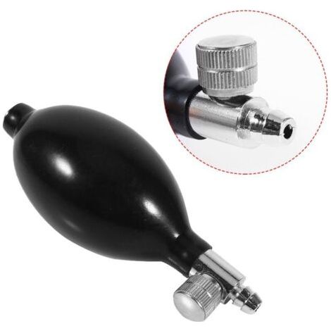 ALLIANDISValve Bulbe de Pression, Valve de Libration de Bulbe de Pression de Remplacement Pression Manuelle, Grande Pompe pour Gonflage Manuel avec Brassard (1/5)