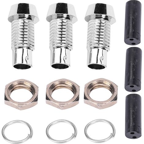 F3 konkave 3mm Messing-Diodenlampenfassung, 20 Stück, Beleuchtungsbefestigungsteile für industrielle Steuerung (1/5)