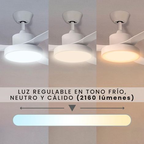 spc Conforto DC Lite 2 ventilador de techo blanco LED (1/5)