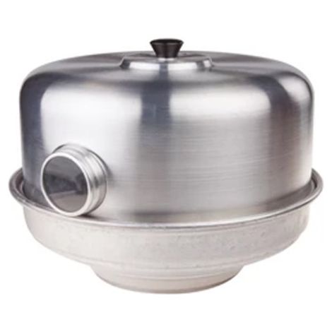 Il Forno di Nonna Aurelia Fornetto in Alluminio con Occhio 35 cm sul gas con Spargifiamma Inox e 2 Tortiere Pentola Fornetto per Dolci torte pizza su Piani a Gas Baldassarre Agnelli (1/6)