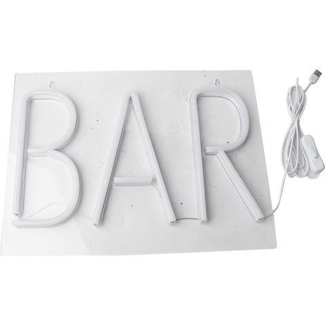 Lampe murale 3D néon USB, décoration pour bar, pub, club, maison ou fête (1/3)