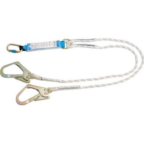 ASSORBITORE di Energia per IMBRACATURA con CORDA a Y 120 cm MAURER PLUS