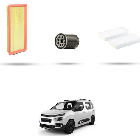 Kit tagliando 3 filtri compatibile con Citroen Berlingo III 1.2 thp 96kw dal 2018 (1/5)