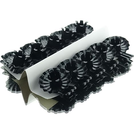 Weihnachtsbaumkerzenhalter Schwarz mit Clip 10er Set - Metall Ø 5 x 3,5 cm (1/2)