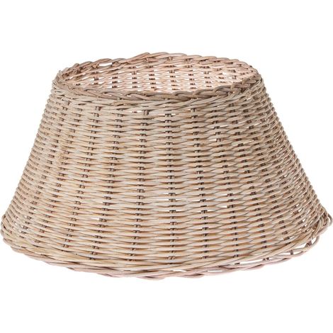 Christmas Tree Collar FLOCON Rattan Light Brown 47 cm