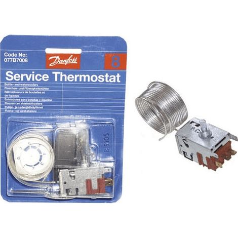 Thermostat Danfoss N°8 pour cave à vin – Compatible avec divers modèles – Installation facile – Longueur tube capillaire 2000mm (1/3)
