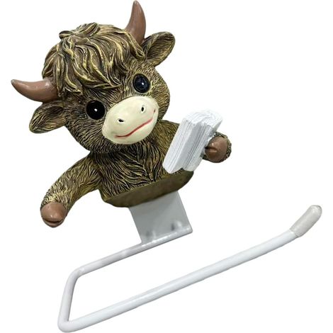 Support de siège toilette en forme vache des Highlands (1/5)