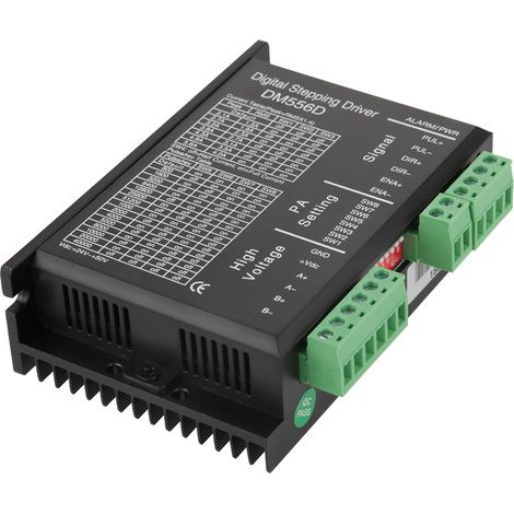 DM556D Hochleistungs-48V-DC-Zweiphasen-Schrittmotorsteuerung für CNC-Fräsmaschinen (1/5)