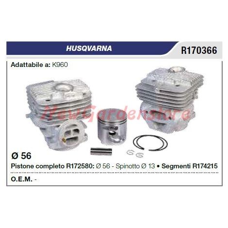 Segmentos del cilindro del pistón de la tronzadora HUSQVARNA K960 R170366