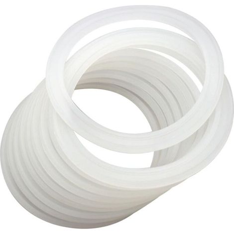 10 joints en silicone platine pour bocaux Mason, étanches et réutilisables (1/3)