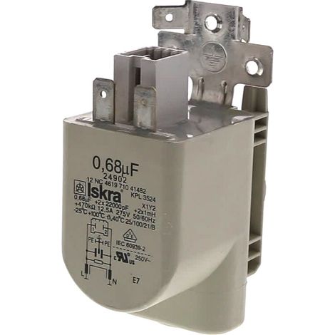 INDESIT, CONDENSATEUR Lave-Linge ANTIPARASITE 0.68UF (1/2)