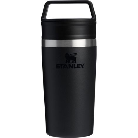 STANLEY 1913 Termos Caffè To-Go 0.35L - Mantiene 4 Ore Caldo - 5 Ore Freddo - Lavabile in Lavastoviglie - A Prova di Perdite - Tazza Termica Acciaio Inox - Black (1/5)