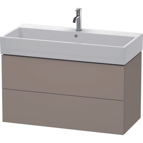 Duravit L-Cube Meuble sous-lavabo suspendu, 2 tiroirs, 98,4 x (1/5)