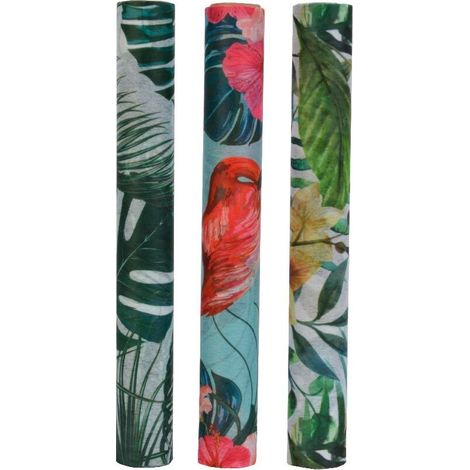 RUNNER DECORATIVO 35X200CM IN TNT FOGLIA/FENICOTTE