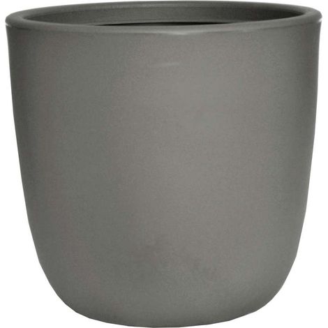 Vaso Cachepot Gubbio 30 x 29 h cm Smoke