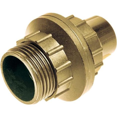 PORTALAMPADA E 14 ORO FILETTATO + 2 GHIERE  IN BAKELITE ATTACCO PICCOLO - PZ  2 (1/2)