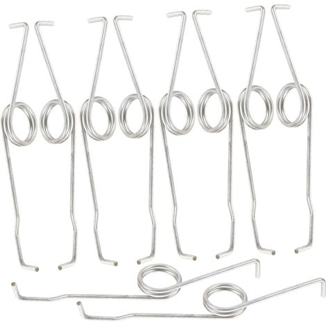 Ressort de Sécateur de Jardin en Acier, 10 Pièces, Argenté Partie Ressort, Sécateur de Jardin Printemps, Ressort D'outil de Coupe, Pièces D'outils de Jardinage, Automne Décoraion (1/5)