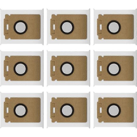 Lot de 9 sacs à poussière de rechange pour aspirateur Roborock H50 Ultra (1/5)