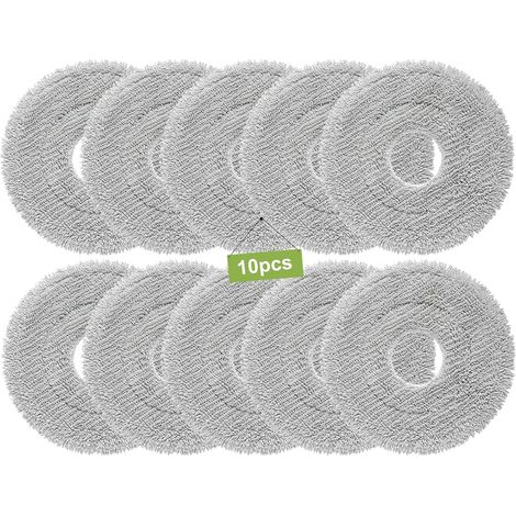 10 Pièces Serpillière Accessoires pour Dreame L10s Ultra Gen 3/Gen 2/L10s Pro Ultra Heat/X40/X50 Ultra Complete/L10s/L40/X30, pour ECOVACS T50 Pro Omni Gen2/T50 Omni,pour Roborock QV 35A/Qrevo S5V (1/5)