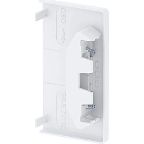 Obo gkh-e70130rw endstck halogenfrei 70x130 pc/abs reinwei ral9010 6114280