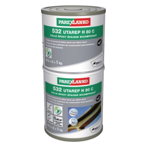 Adhesivo epoxi PAREXLANKO 532 Utarep H 80 C - 1kg - L53201