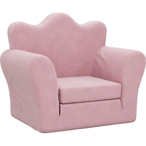 Canapé-lit,Canapé convertible pour enfants rose peluche douce CFW15102 (1/5)