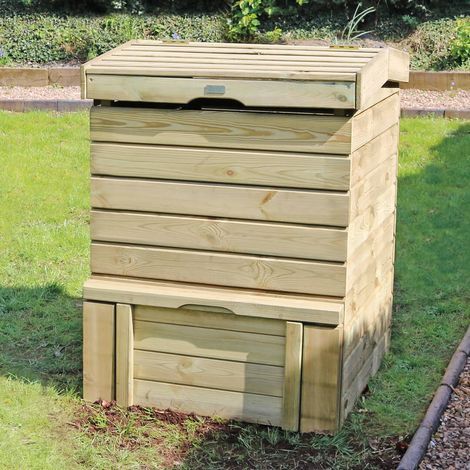 Zest Eco Hive Wooden Composter Compost Bin Beehive Garden Waste (1/5)