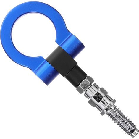 Aluminum Alloy Front Bumper Tow Hook Threaded Hook for Car (1/5)