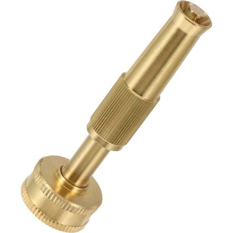 Adjustable Brass Hose Nozzle for Watering 2Pcs Garden Greenhouse Equipment (1/5)