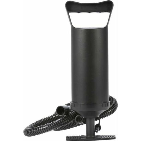 Pompe à air manuelle portable et durable pour les articles gonflables, les valves et les accessoires pour bateaux, bouées et jouets nautiques. (1/4)