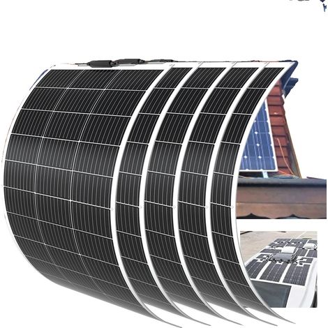 Panneau Solaire, Haute Efficacité, Design Flexible, 600W (1/2)