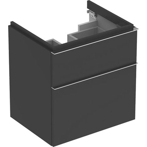 Geberit 841361000 ICON mobile per lavabo 60 cm con due cassetti, colore lava finitura opaco | Prezzi e offerte su Tavolla.com (1/4)
