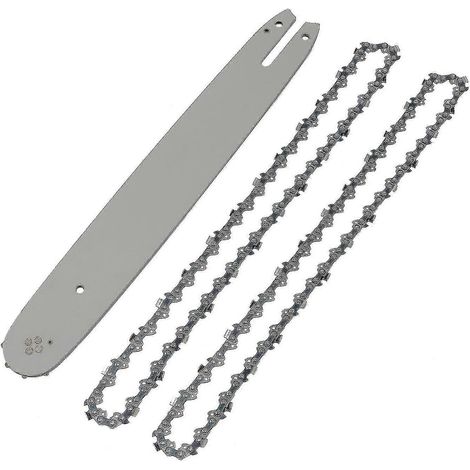 Guide-chaîne de 14 pouces et 2 chaînes, compatible avec les modèles Stihl 017, MS170, MS171, MS180 et MS230 (1/5)