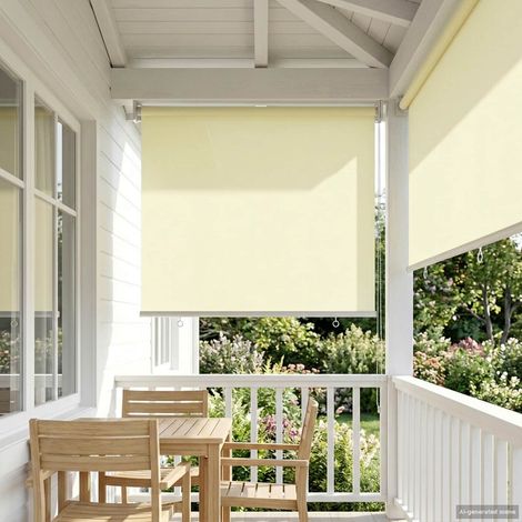 Persiana enrollable exterior con protección UV Crema (1/5)