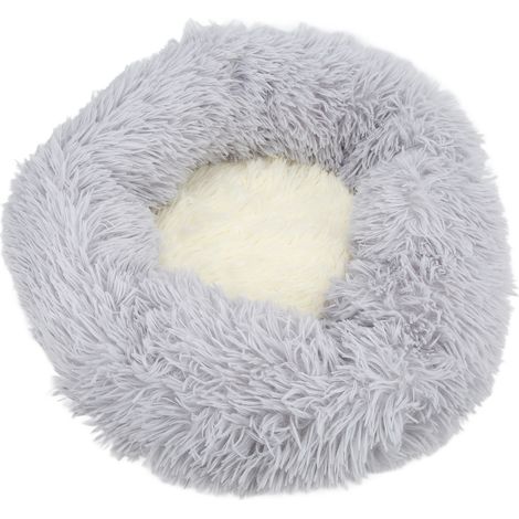 Litière chauffante électrique pour animaux de compagnie, température réglable, étanche, USB, diamètre 50 cm, gris (1/5)