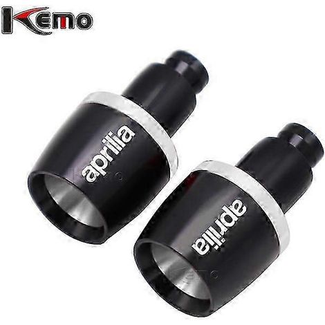 Bouchons de poignées de guidon pour motos Aprilia RSV, RSV4, RSV1000/R, Caponord 1200, Dorsoduro 750, Shiver, Tuono 1000/R, V4R et RS125