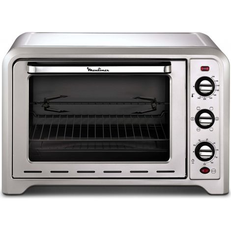 Moulinex – Four mixte vapeur 39L – 7 modes de cuisson dont chaleur tournante – Puissance 2000W – Minuterie 120 min – Design compact