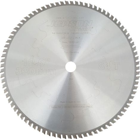 JEPSON Hoja de sierra circular metálica 320/84 Ø 320 mm 84 - 608276