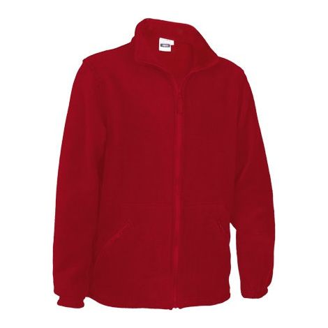 Chaqueta polar de cuello alto VALENTO Jason M Rojo loto