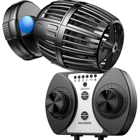 SunSun CW-140 Pompa di movimento con controller per acquari 1200-15000l/h 40W Generatore onde