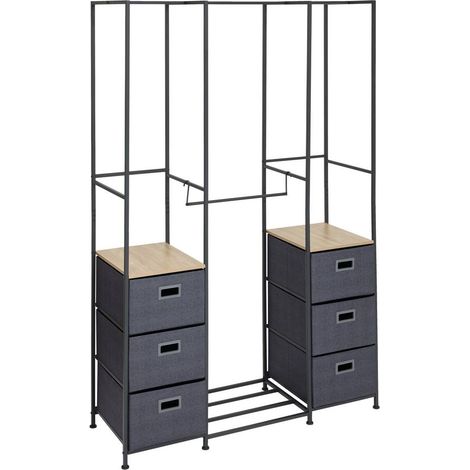Armadio tissa 2 ripiani 6 cassetti - 5five