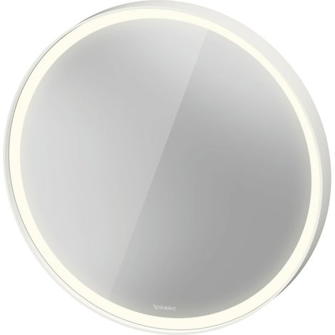 Duravit L-Cube Spiegel mit integrierter Beleuchtung, rund, LED