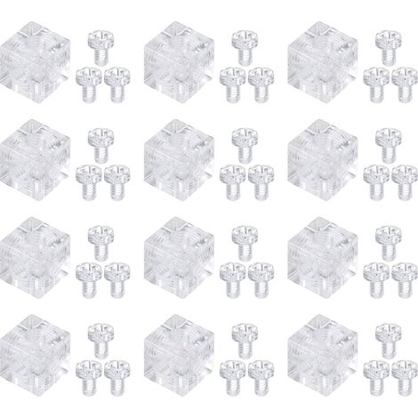 QUARKZMAN Jeu de 12 supports pour chaises cubes, 6 anneaux (1/5)
