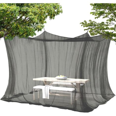 Filet Anti-Mouches pour Le Patio Drapés en Moustiquaire Mesurant 3,00 X 3,00 X 2,50 M Barrière Anti-Mouches pour La Terrasse Le Jardin L'arrière-Cour La Cour Pergola Le Gazebo en Extérieur (1/5)