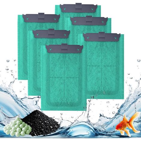 Lot de cartouches de filtration de rechange pour aquarium, média filtrant compatible avec filtres 250 et 300 (1/5)