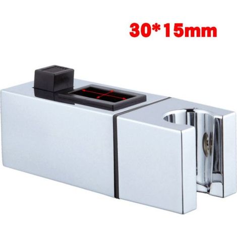 Support de douche tige de douche siège élévateur siège fixe accessoires de douche accessoires de salle de bain support de douche (tube carré 30 15mm-- (1/5)