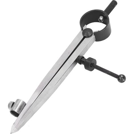 Calibre à ailettes en acier au carbone, outil de traçage à angle réglable et verrouillable pour le travail du bois (1/5)