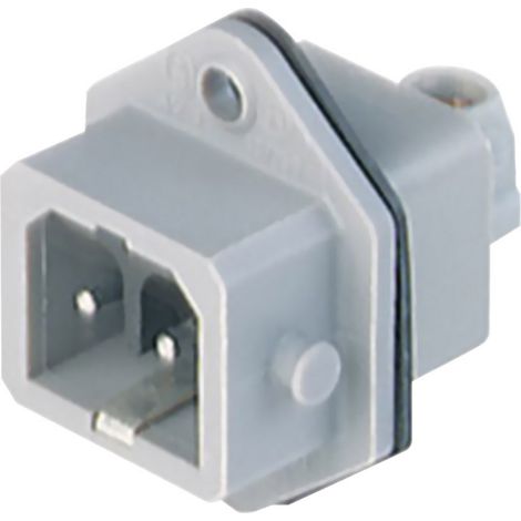 Hirschmann 932 048-106-1 Netz-Steckverbinder STASEI Stecker, Einbau vertikal Gesamtpolzahl: 2 + PE 1