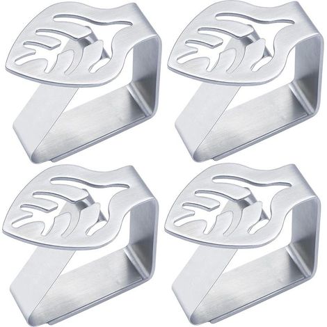 4 Pcs Tablecloth Clips Outdoor Tablecloth Clip Table Clamp for Kitchen,Picnic,Camping,Party,Restaurant and Wedding Occasions (1/5)