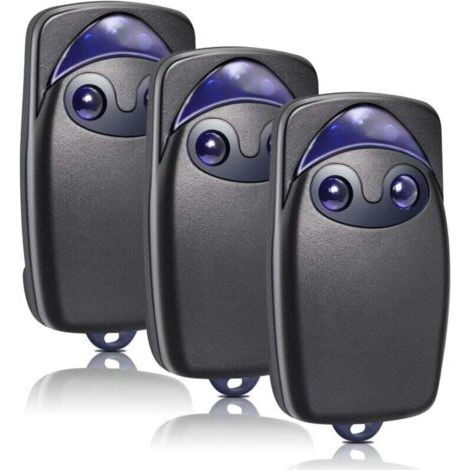 Telecomando per porta a 3 pezzi, telecomando per porta da garage a 433,92 MHz compatibile con Flo2r-s, FLOXIR FLOX2R OXYGEN OX2, 2 canali